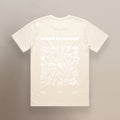 02 Manly Tee – Ecru & White