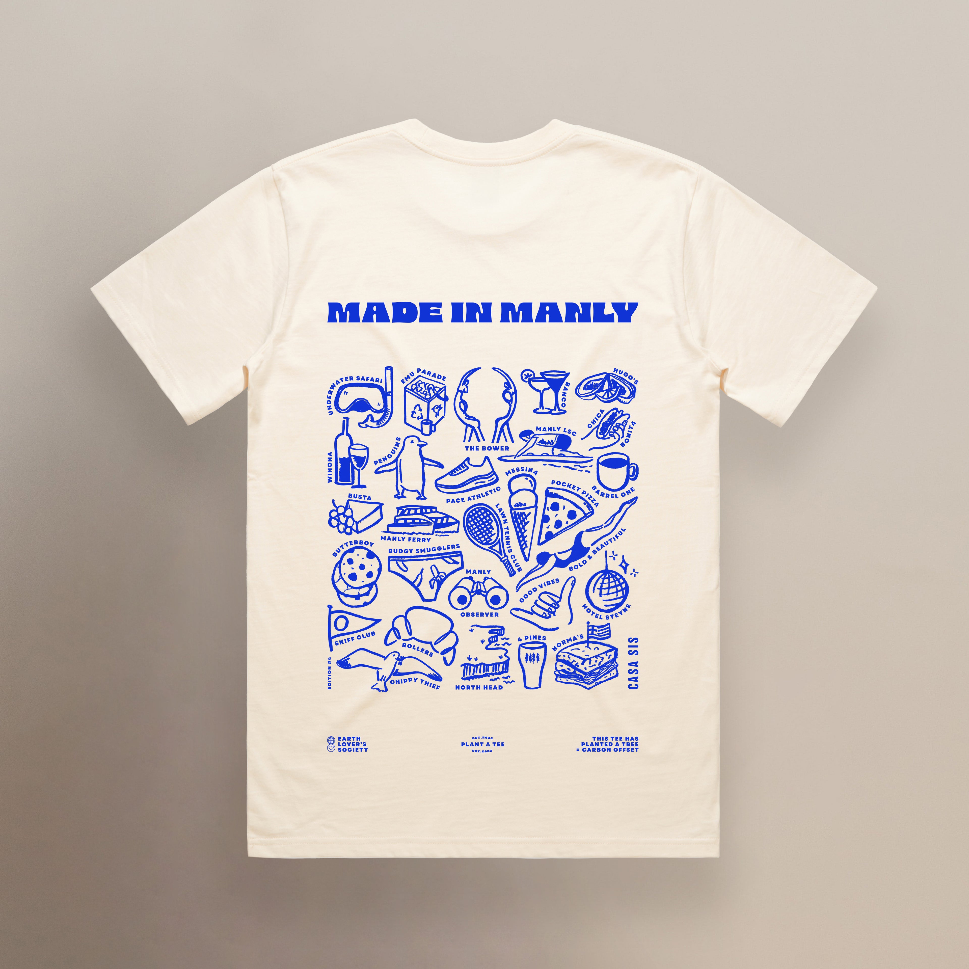 01 Manly Tee – Ecru