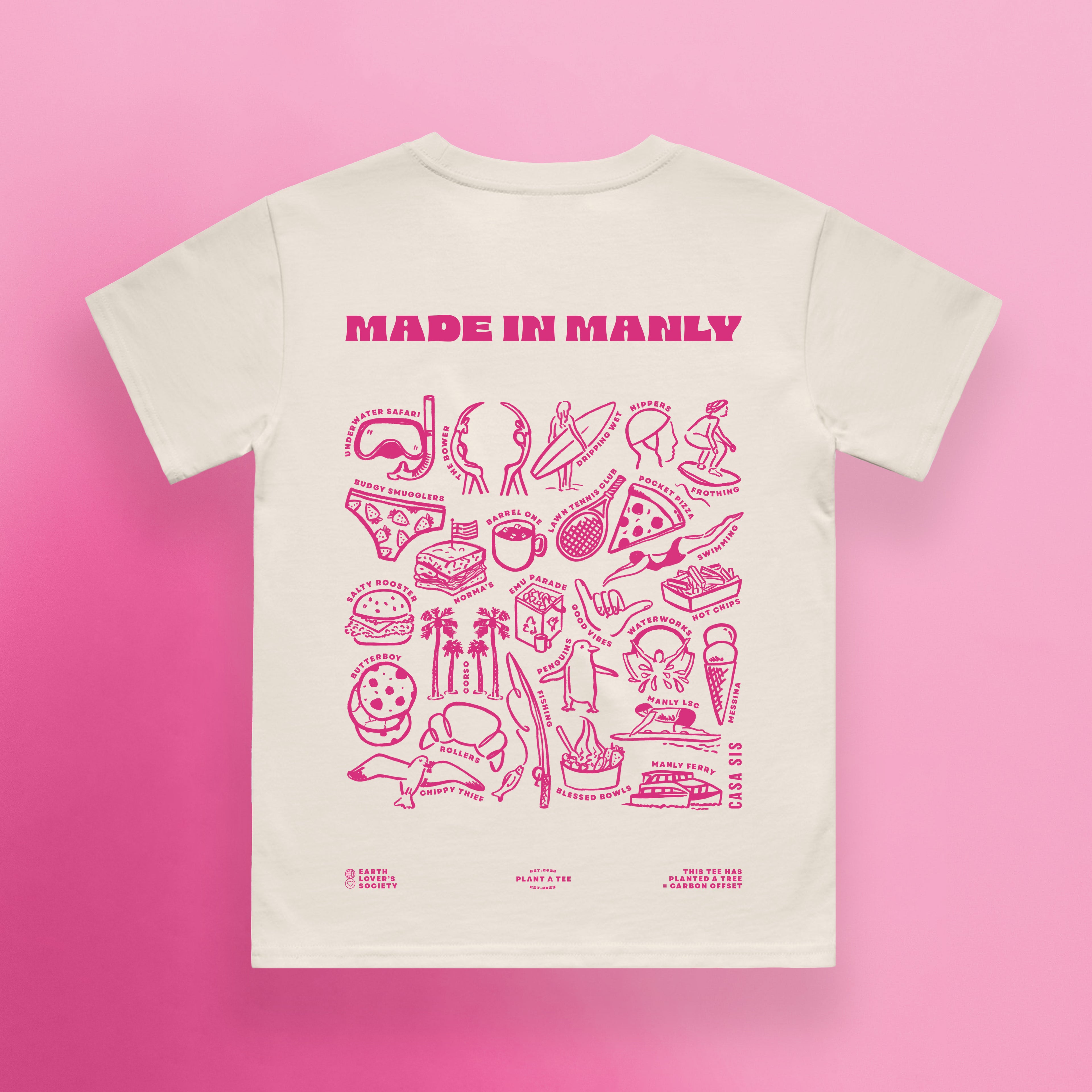 05 Manly Kids Tee – Pink